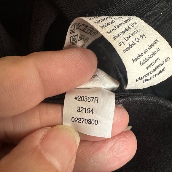 Spanx Black Wide Leg Capri Pant High Waist Pull On - Picture 5 of 14